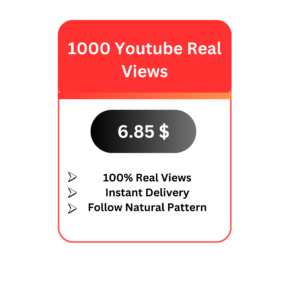 1000 Youtube Real Video Views