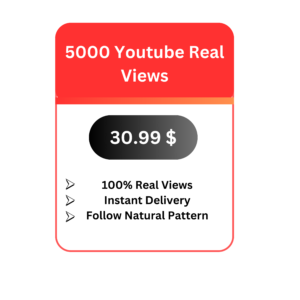 5000 Youtube Real Video Views