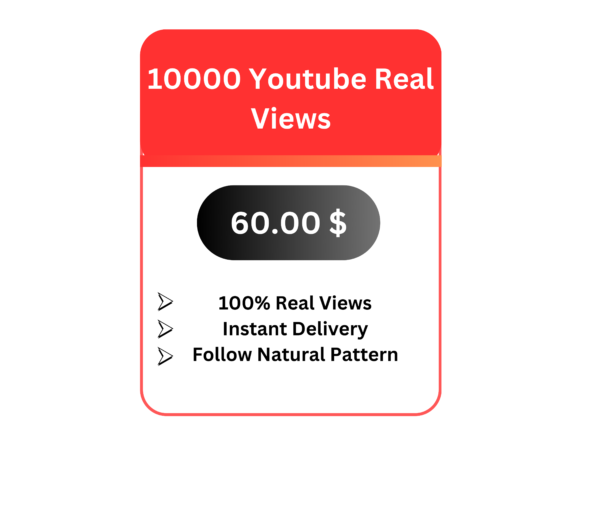 10000 Youtube Real Video Views