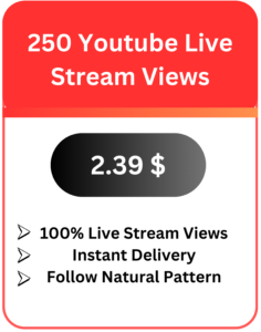 Buy youtube Live stream views