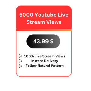 5000 Youtube Live Stream Views