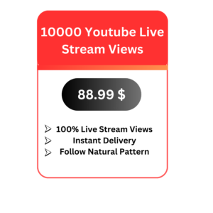 10000 Youtube Live Stream Views