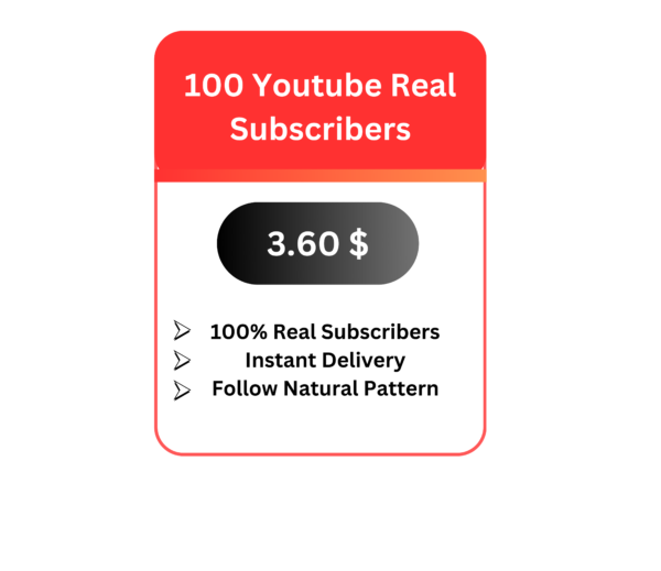 100 Youtube Real Subscribers