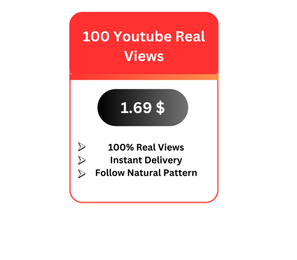 100 Youtube Real Video Views