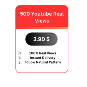 500 Youtube Real Video Views