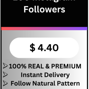 Buy Real Premium Quality Instagram Followers