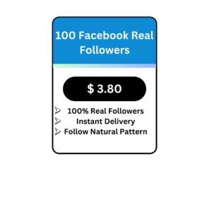 100 Facebook Real Followers