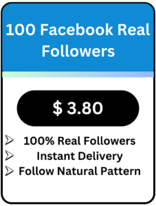 Buy Real facebook followers