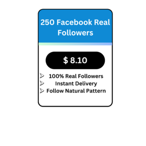 250 Facebook Real Followers