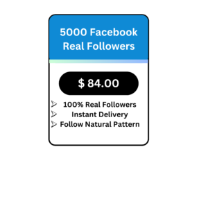 5000 Facebook Real Followers