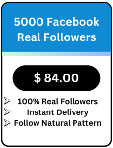 Buy Real facebook followers