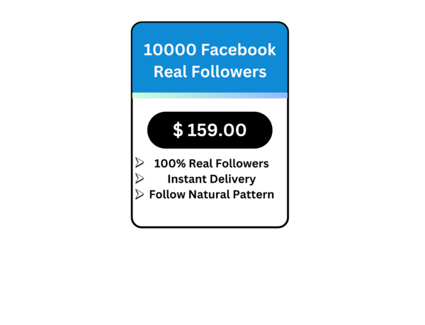 10000 Facebook Real Followers