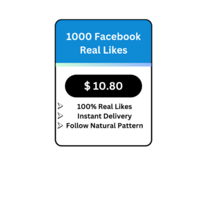 1000 Facebook Real Likes