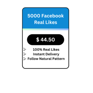 5000 Facebook Real Likes