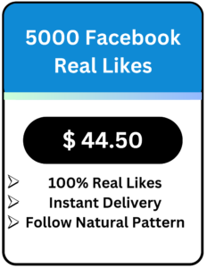 Buy facebook Real Likes