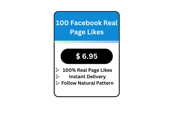 100 Facebook Real Page Likes