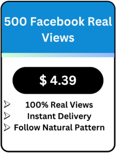 Buy facebook Real Views