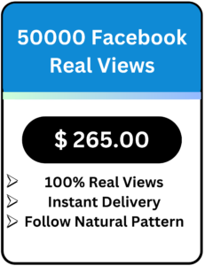 Buy facebook Real Views