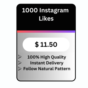 1000 High Quality Instagram Likes