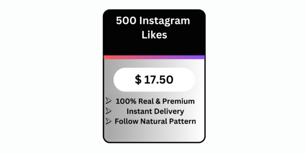 500 Premium Quality Instagram Likes