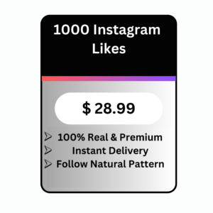 1000 Premium Quality Instagram Likes