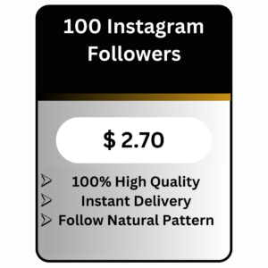 100 High Quality Instagram Followers