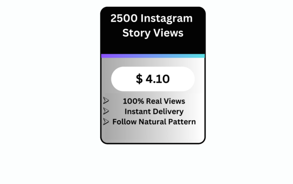 2500 Instagram Story Views