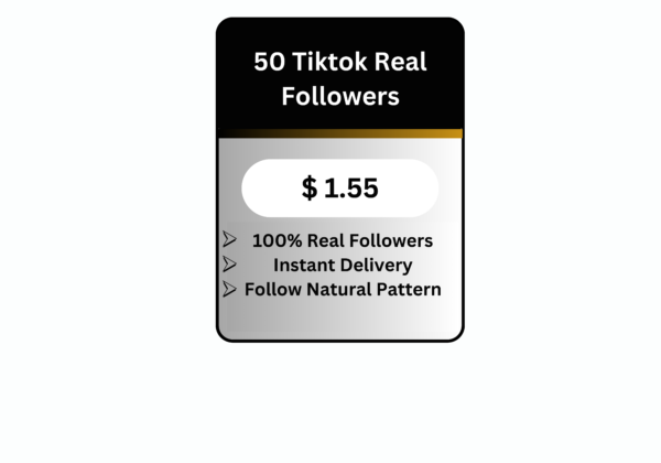 50 TikTok Real Followers