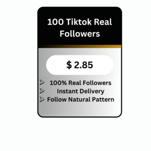 100 TikTok Real Followers