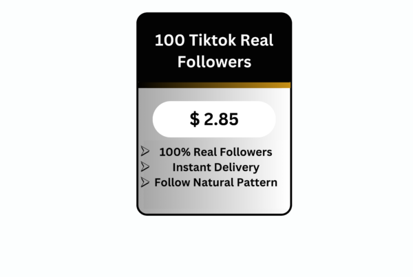 100 TikTok Real Followers