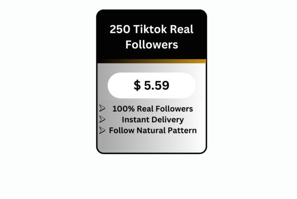 250 TikTok Real Followers