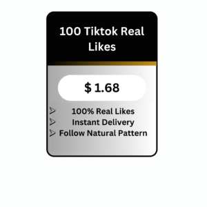 100 TikTok Real Likes