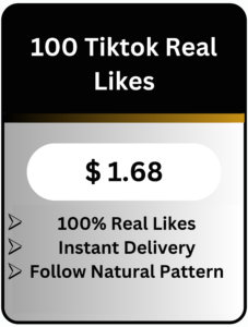 Buy 100 Tiktok Real Likes