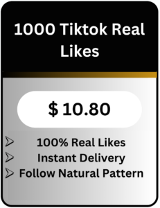 Buy Tiktok Real Likes