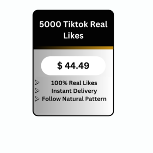 5000 TikTok Real Likes