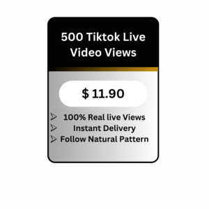 500 TikTok Live Video Views