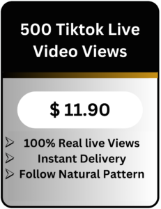 Buy Tiktok Live Video Views