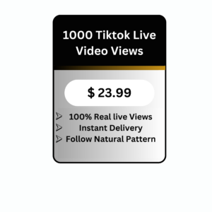 1000 TikTok Live Video Views