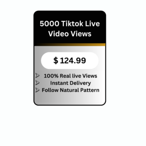 5000 TikTok Live Video Views