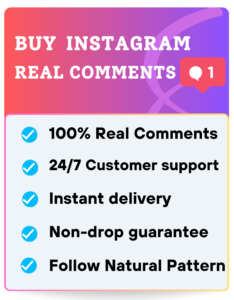 BUY INSTAGRAM REAL COMMENTS