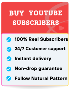 BUY YOUTUBE SUBSCRIBERS