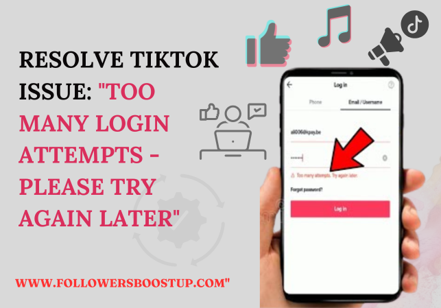 Fix Tiktok login many attempts issue